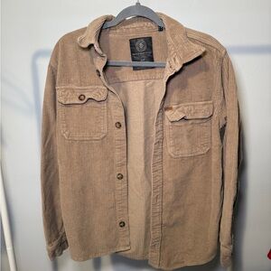 Buffalo David Bitton Beige Corduroy Shirt
